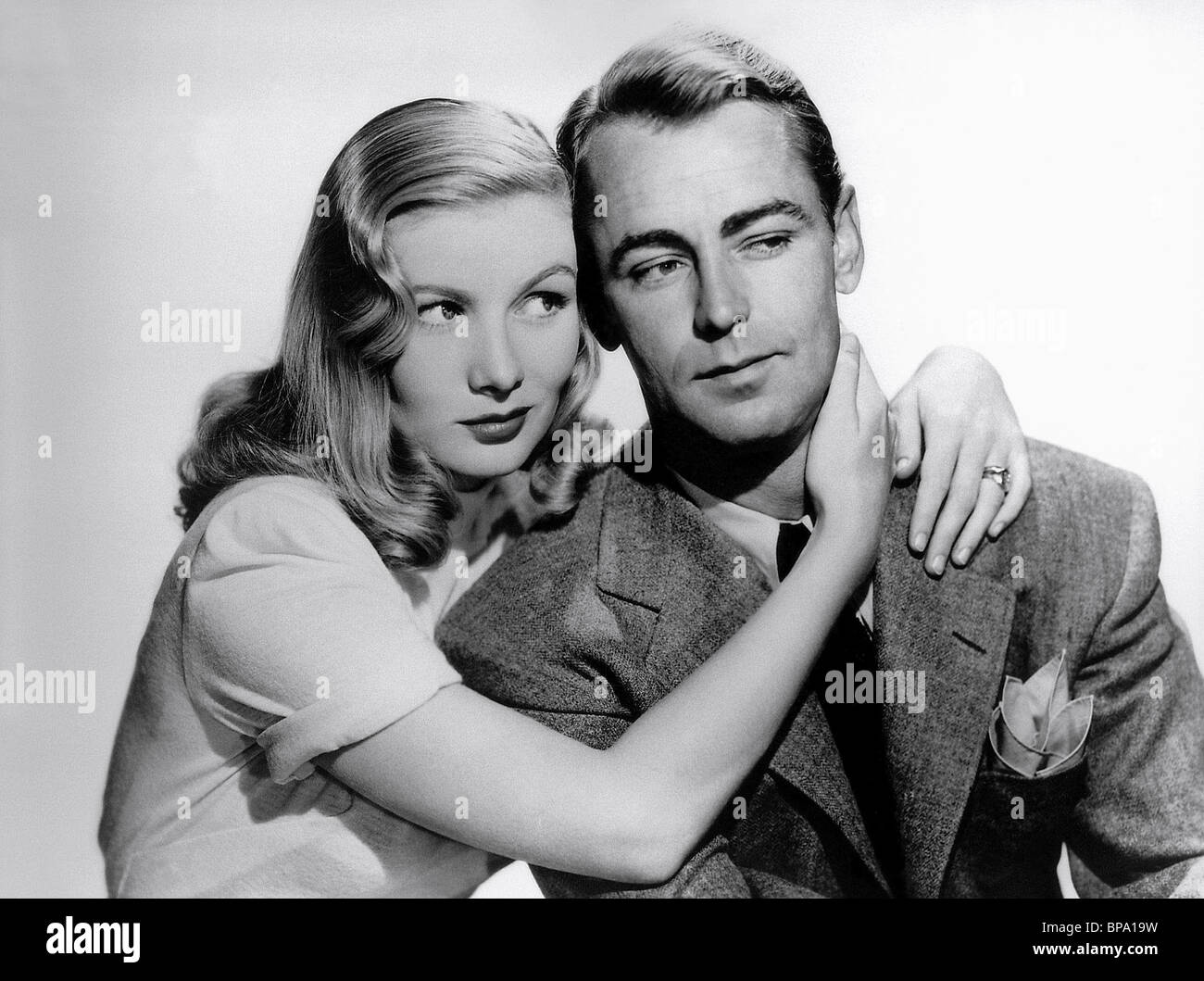VERONICA LAKE, Alan Ladd, DIE BLAUE DAHLIE, 1946 Stockfoto