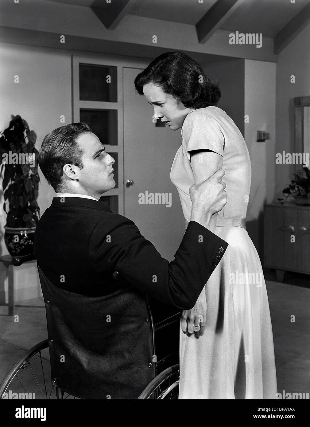 MARLON BRANDO, Teresa Wright, der Männer, 1950 Stockfoto