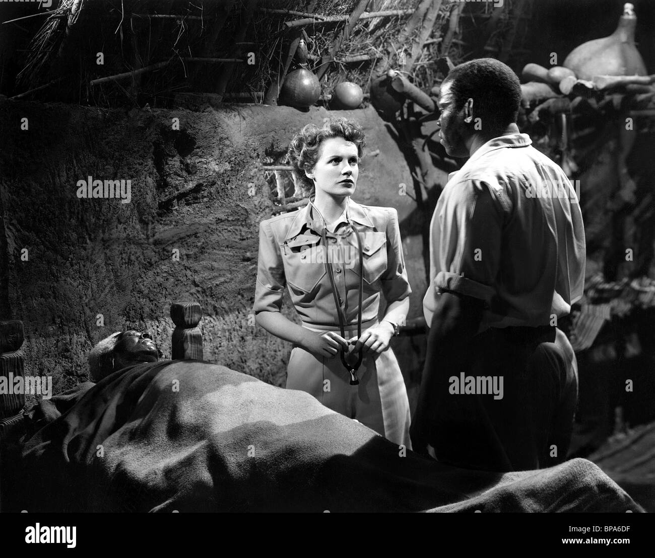 NAPOLEON FLORENT, PHYLLIS CALVERT, Robert Adams, MÄNNER VON ZWEI WELTEN, 1946 Stockfoto