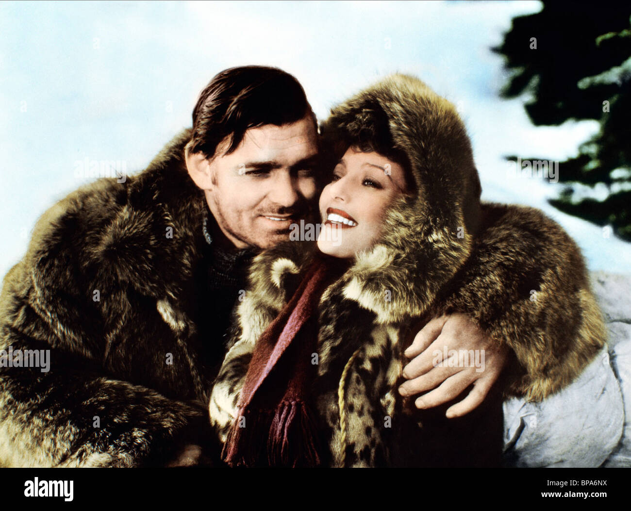 CLARK GABLE, Loretta Young, DEN RUF DER WILDNIS, 1935 Stockfoto