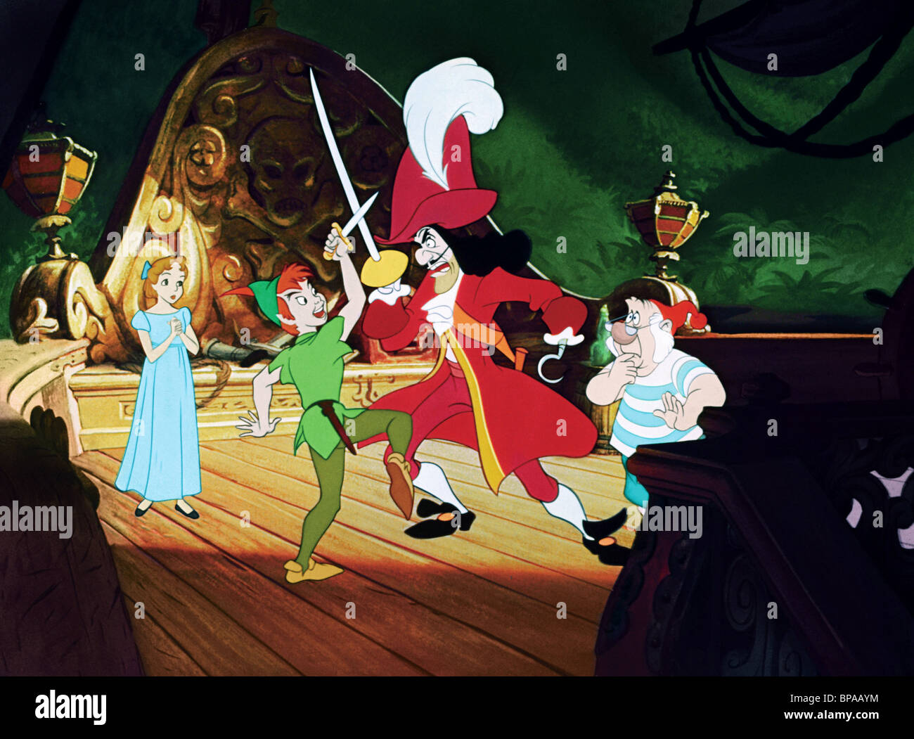 WENDY, Peter Pan, Captain Hook, HERR SMEE, Peter Pan, 1953 Stockfotografie  - Alamy