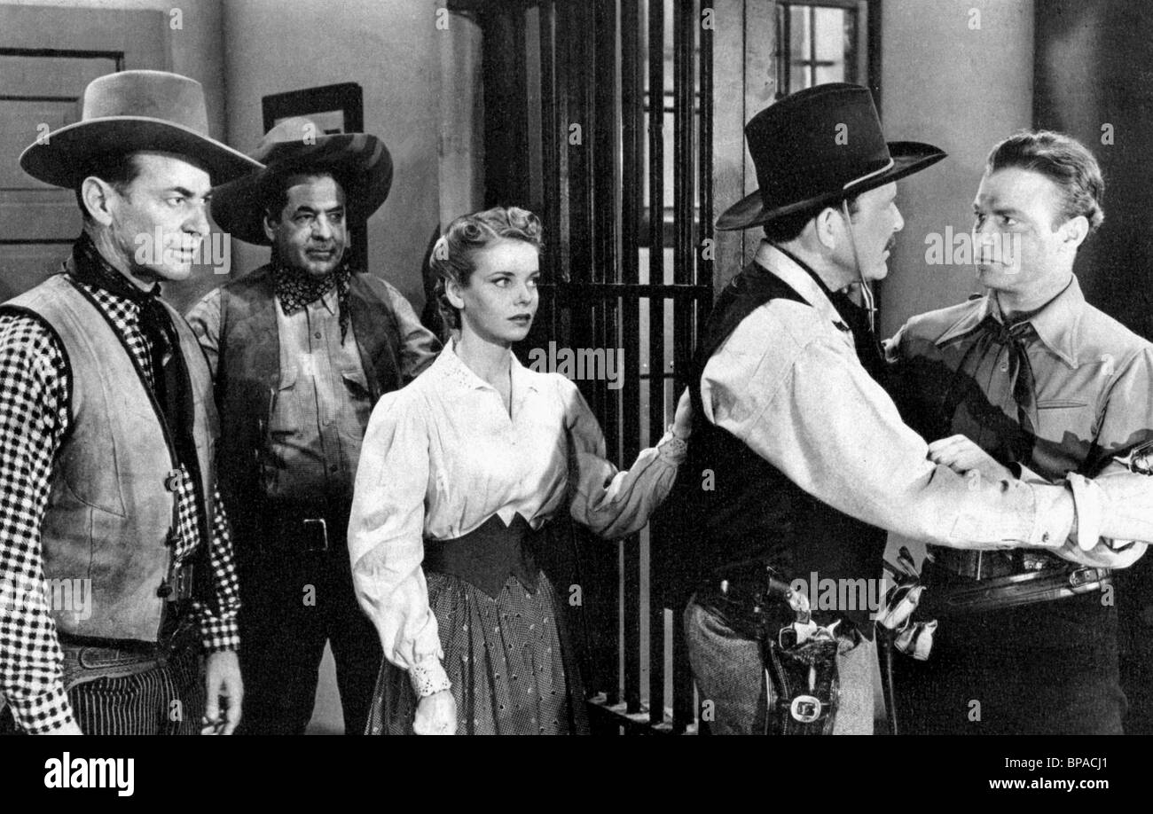SYD SAYLOR, JULIE DUNCAN, DON 'RED' BARRY, Wyoming Wildkatze, 1941 Stockfoto