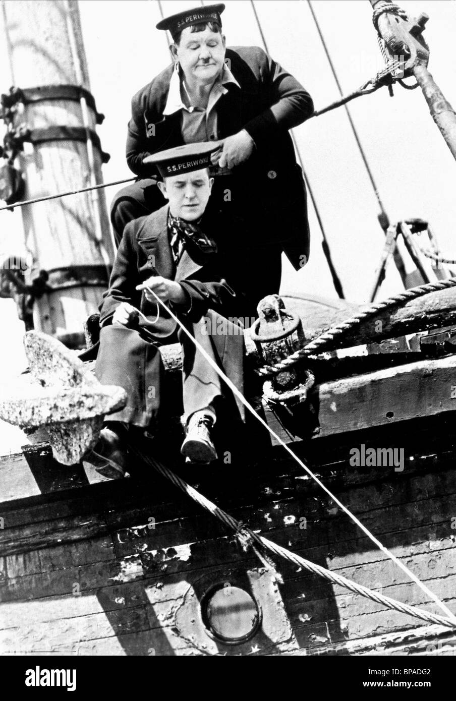 STAN LAUREL, Oliver Hardy, Laurel und Hardy, 1936 Stockfoto