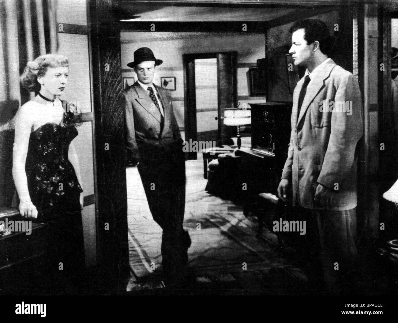 IDA Lupino, Richard Widmark, CORNEL WILDE, ROAD HOUSE, 1948 Stockfoto