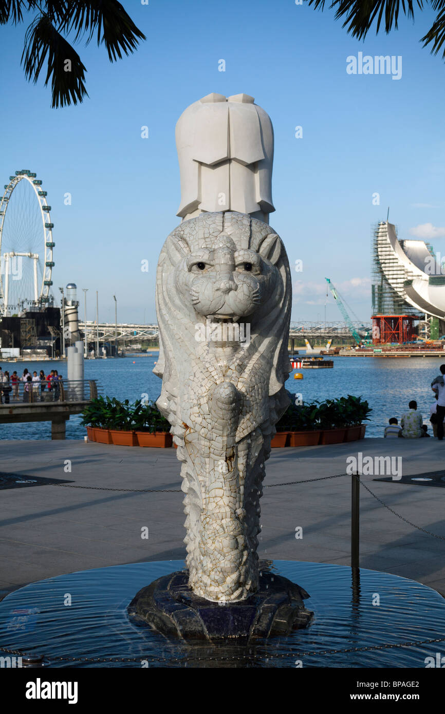 Der Merlion, das Wahrzeichen von Singapur Stockfoto