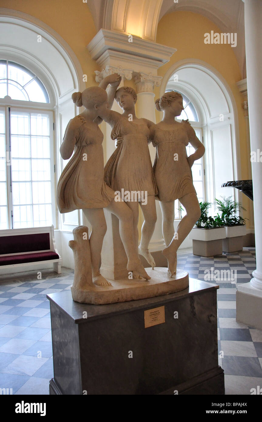 Drei Grazien (Dancing horen) Skulptur von Carlo Finelli, Eremitage, Sankt Petersburg, nordwestlichen Region, Russland Stockfoto