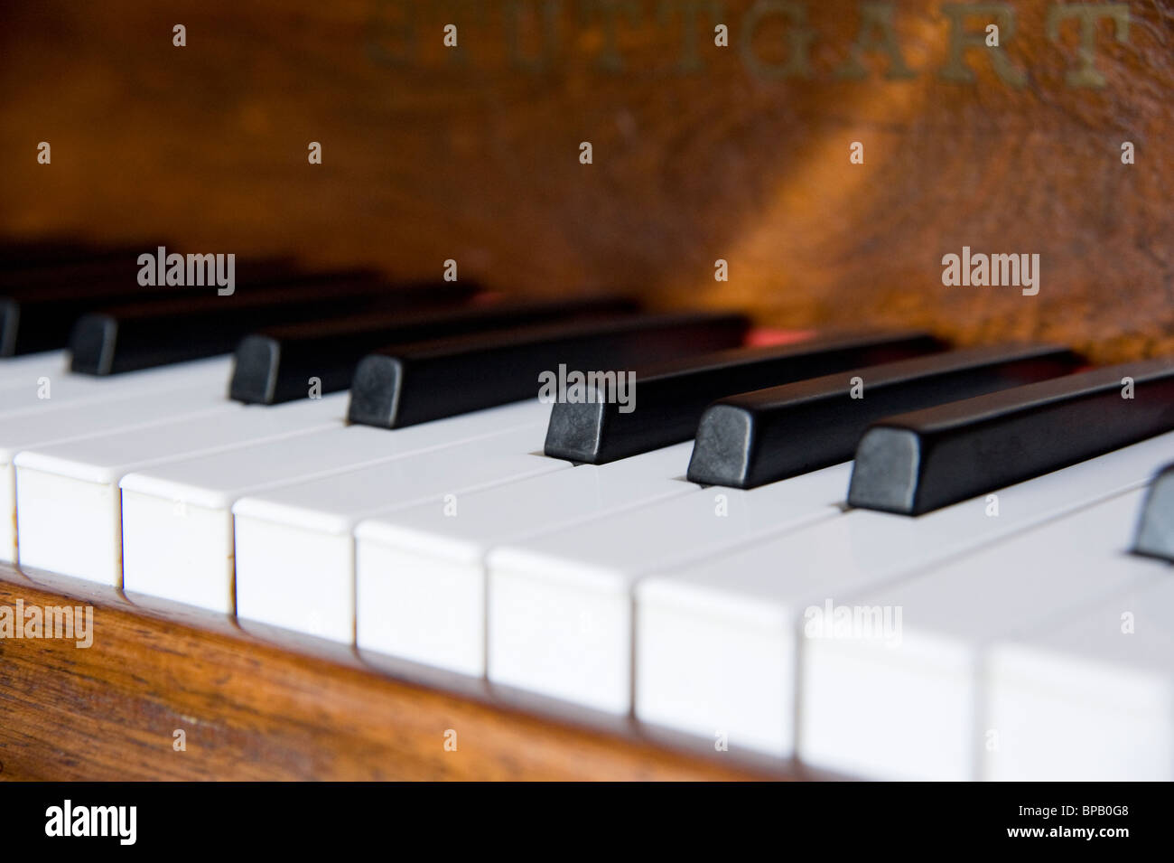 Klaviertasten Stockfoto
