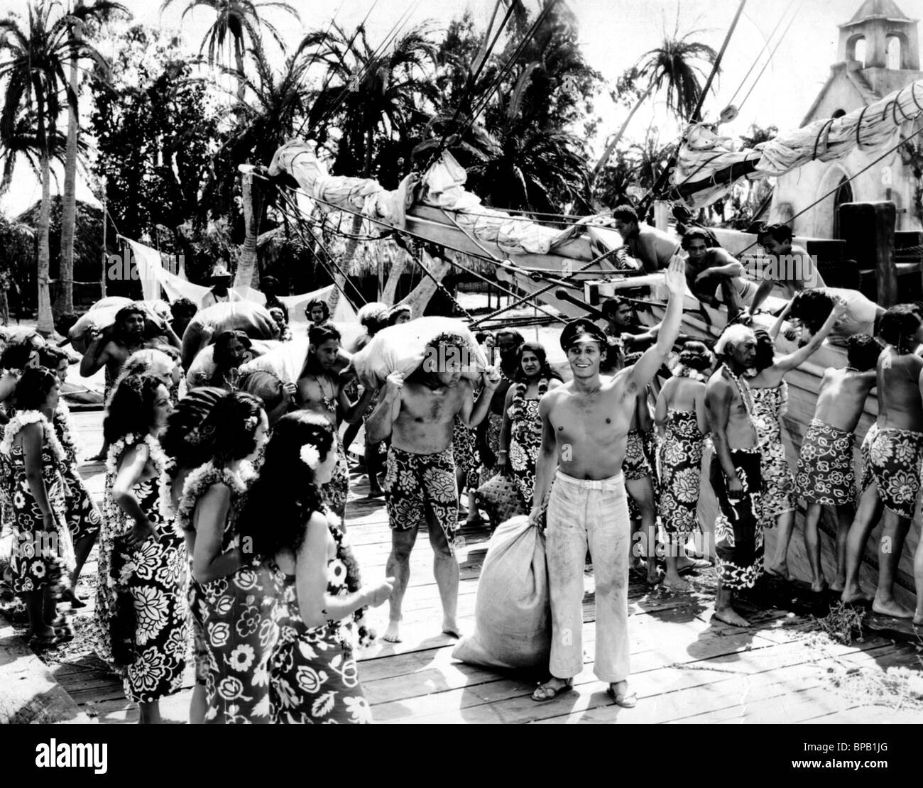 JON HALL DER HURRIKAN (1937) Stockfoto