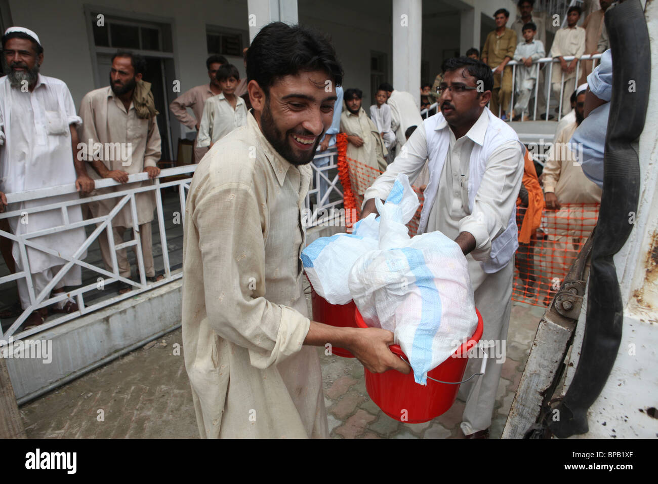 Flutopfer in Pakistan erhalten Hilfe von Ärzte ohne Grenzen Stockfoto