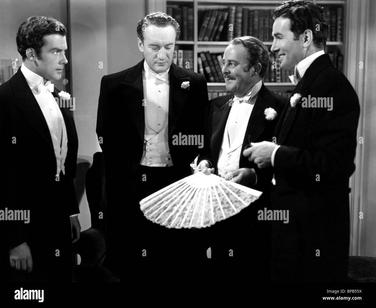 RICHARD GREENE, George Sanders, HUGH DEMPSTER, John Sutton, der Ventilator, 1949 Stockfoto