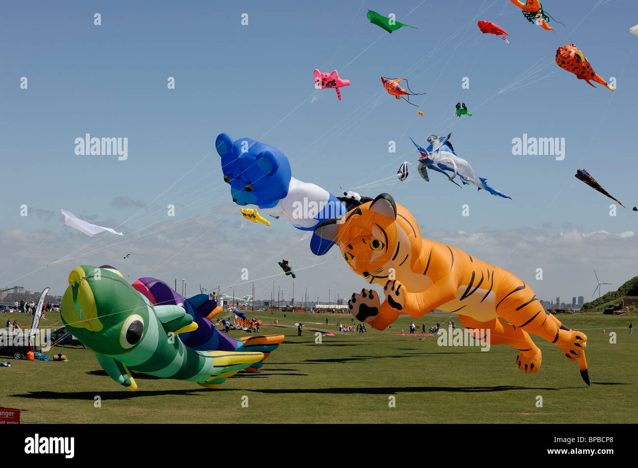 Wirral internationalen Drachenfestival, New Brighton 2010 Stockfoto