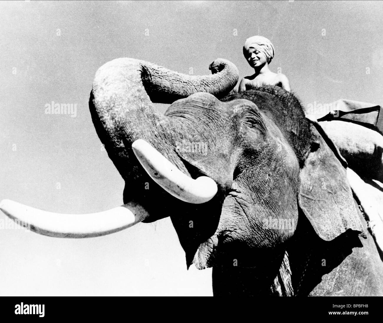 SABU & ELEPHANT ELEPHANT BOY (1937) Stockfoto