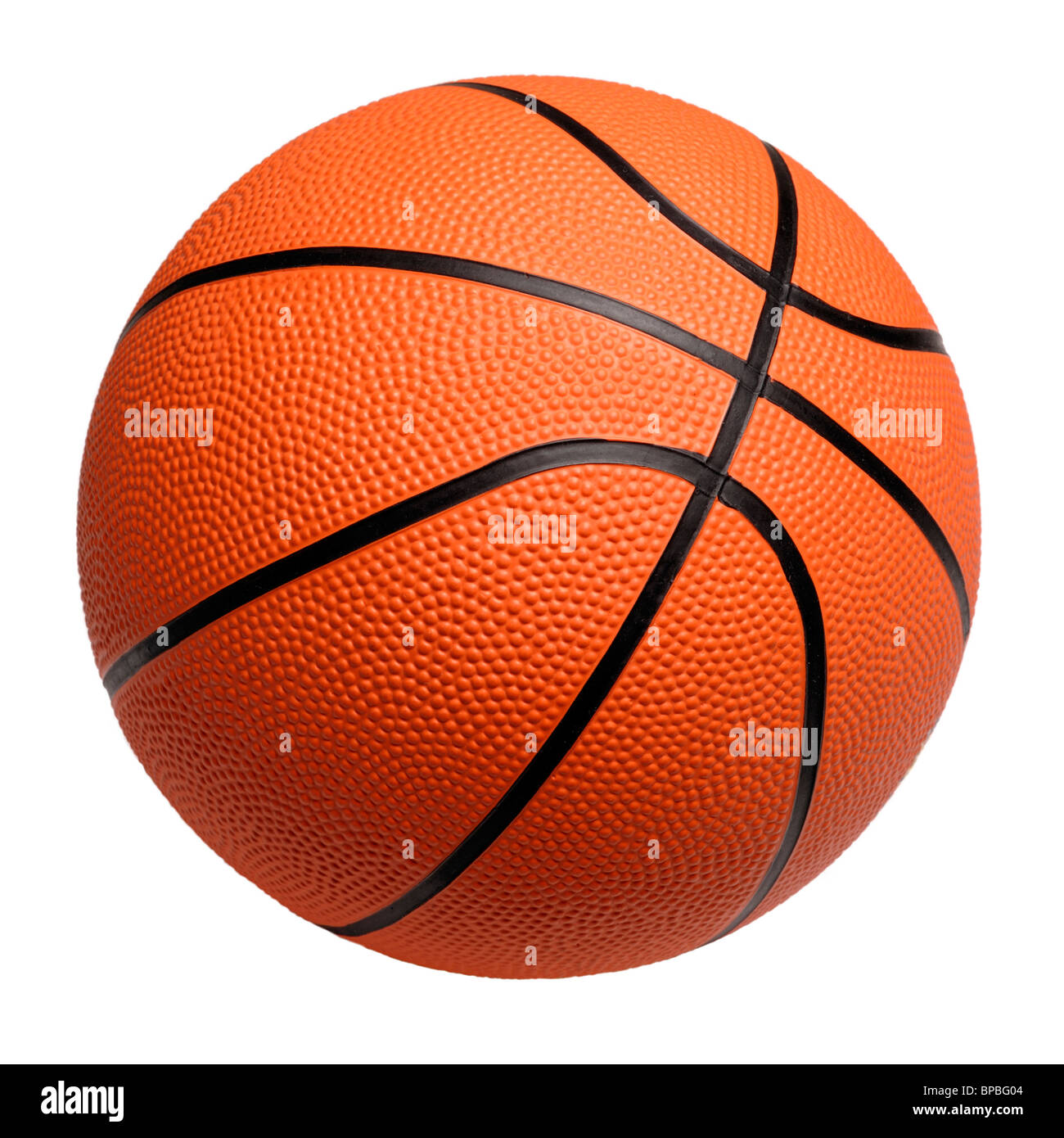 Kunststoff orange basketball Stockfoto