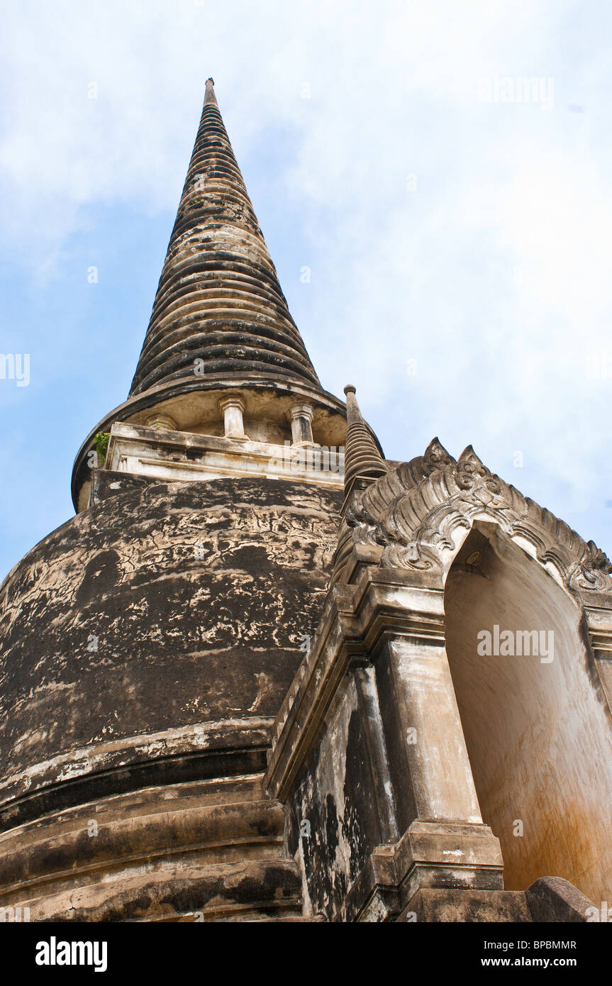 Wat Phra Sri Sanphet, Ayutthaya Geschichtspark Ayutthaya, Thailand. Stockfoto