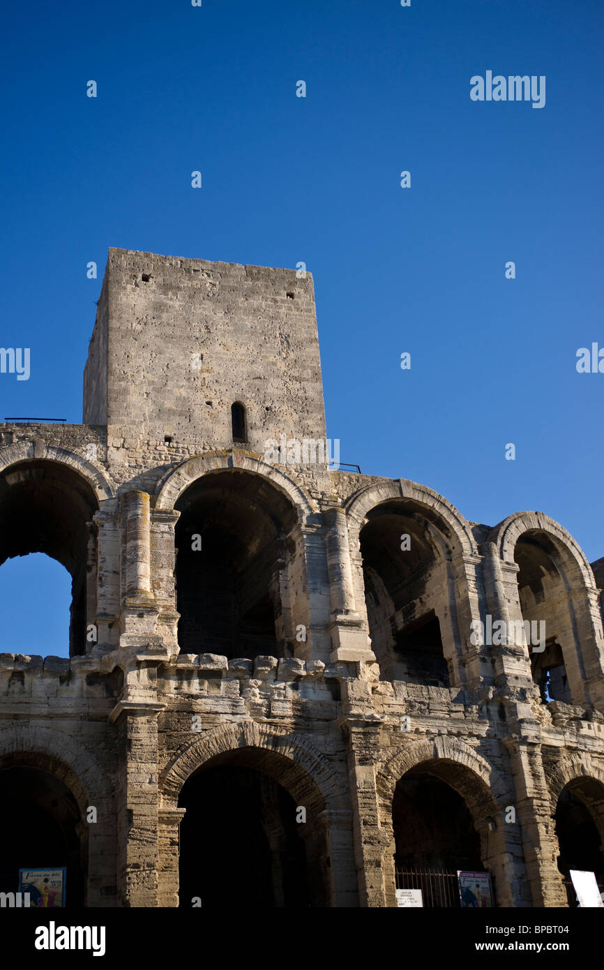 Das römische Amphitheater (Les Aromaten), Arles Stockfoto