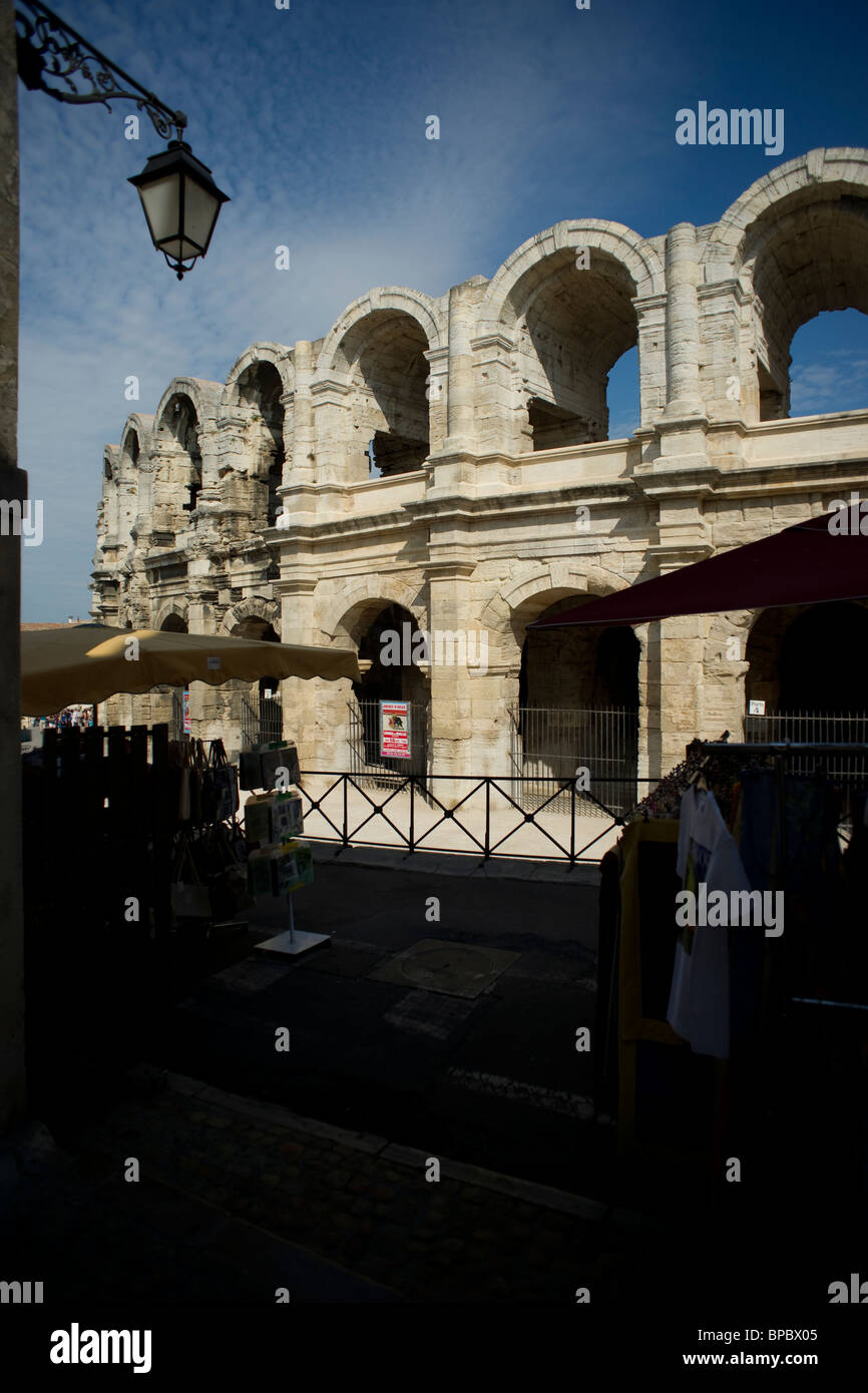 Das römische Amphitheater (Les Aromaten), Arles Stockfoto