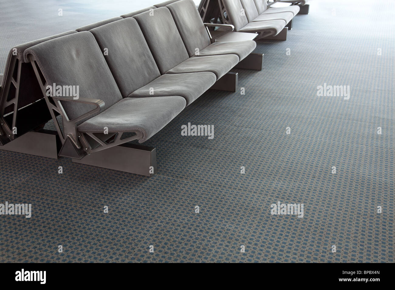 Flughafen Wartezimmer Stockfoto