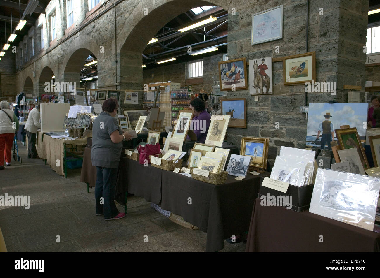 Tavistock Pannier Markt, Tavistock, Dartmoor, Devon, UK Stockfoto