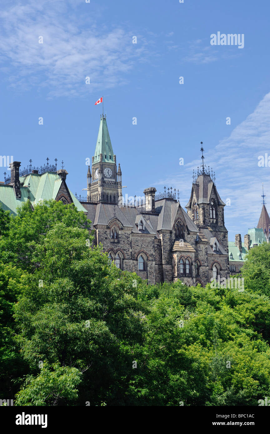 Parliament Hill in Ottawa Ontario Kanada Stockfoto
