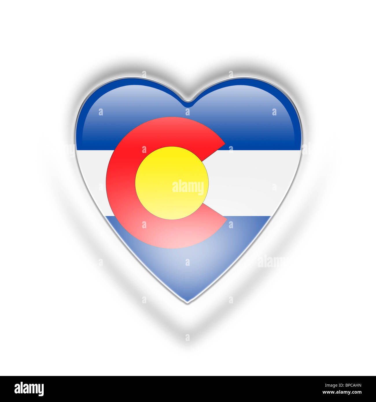 Colorado-Flagge Stockfoto