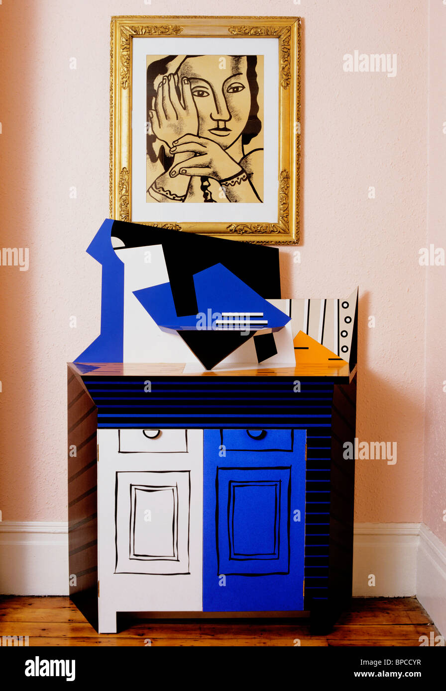Picasso kubistischen Stilmöbel und Bild Stockfoto