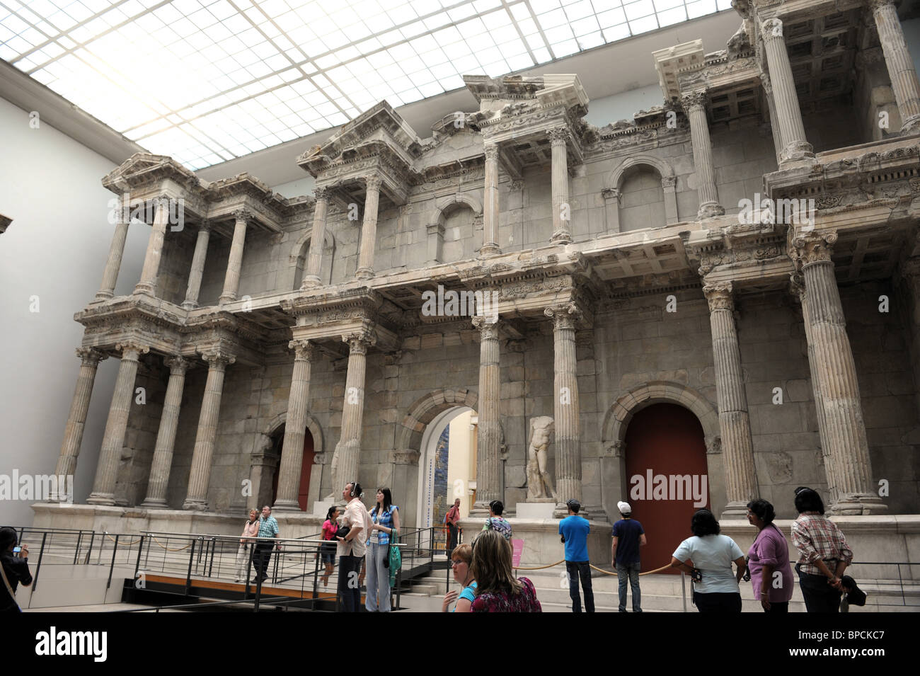 Das Markttor von Milet im Pergamon Museum Pergamonmuseum Museumsinsel in Berlin-Deutschland-Deutschland-Europa Stockfoto