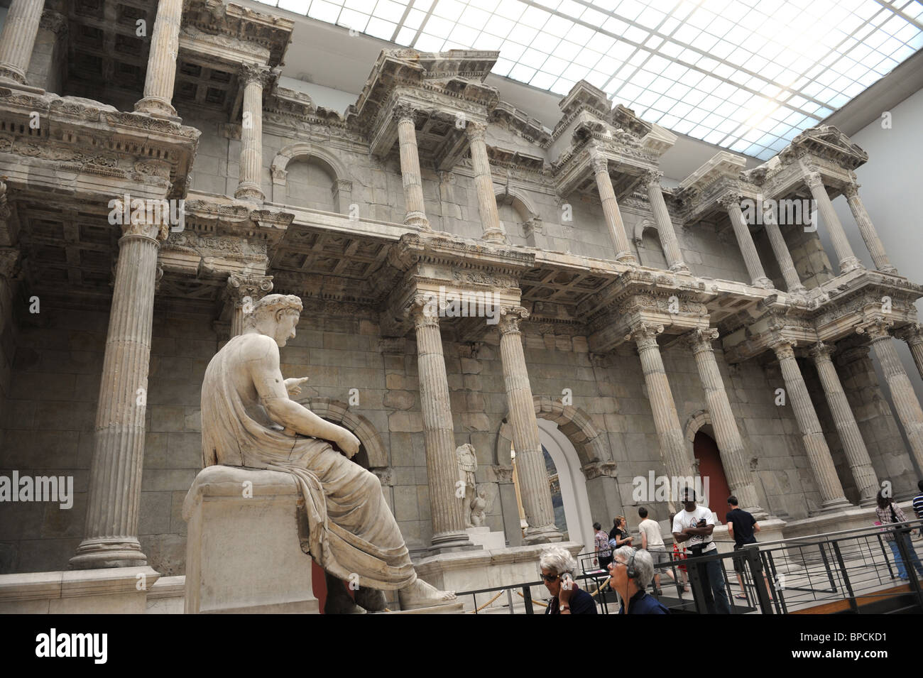 Das Markttor von Milet im Pergamon Museum Pergamonmuseum Museumsinsel in Berlin-Deutschland-Deutschland-Europa Stockfoto