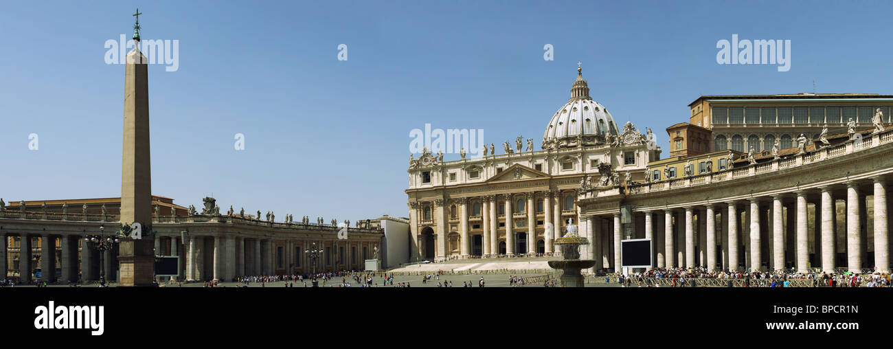 Saint Peter Panorama Aus 11 Aufnahmen bei Tageslicht Stockfoto