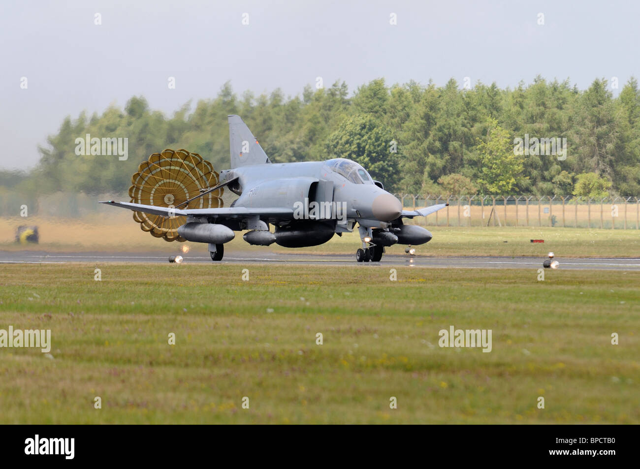 McDonnell Douglas F-4F Phantom-Jagdflugzeug der deutschen Luftwaffe kommt für das Jahr 2010 RIAT Royal International Air Tattoo Stockfoto