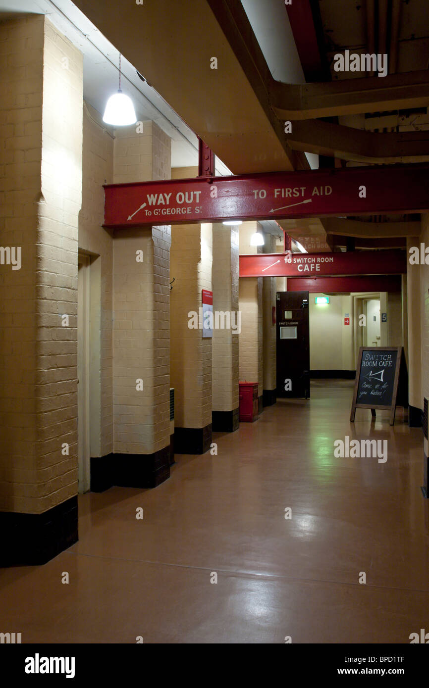 Churchill War Rooms (formal, Cabinet War Rooms) - Whitehall - London Stockfoto