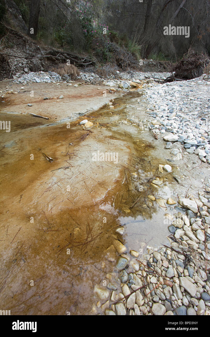 Fluss Chillar in der Nähe von Nerja, Malaga Stockfoto