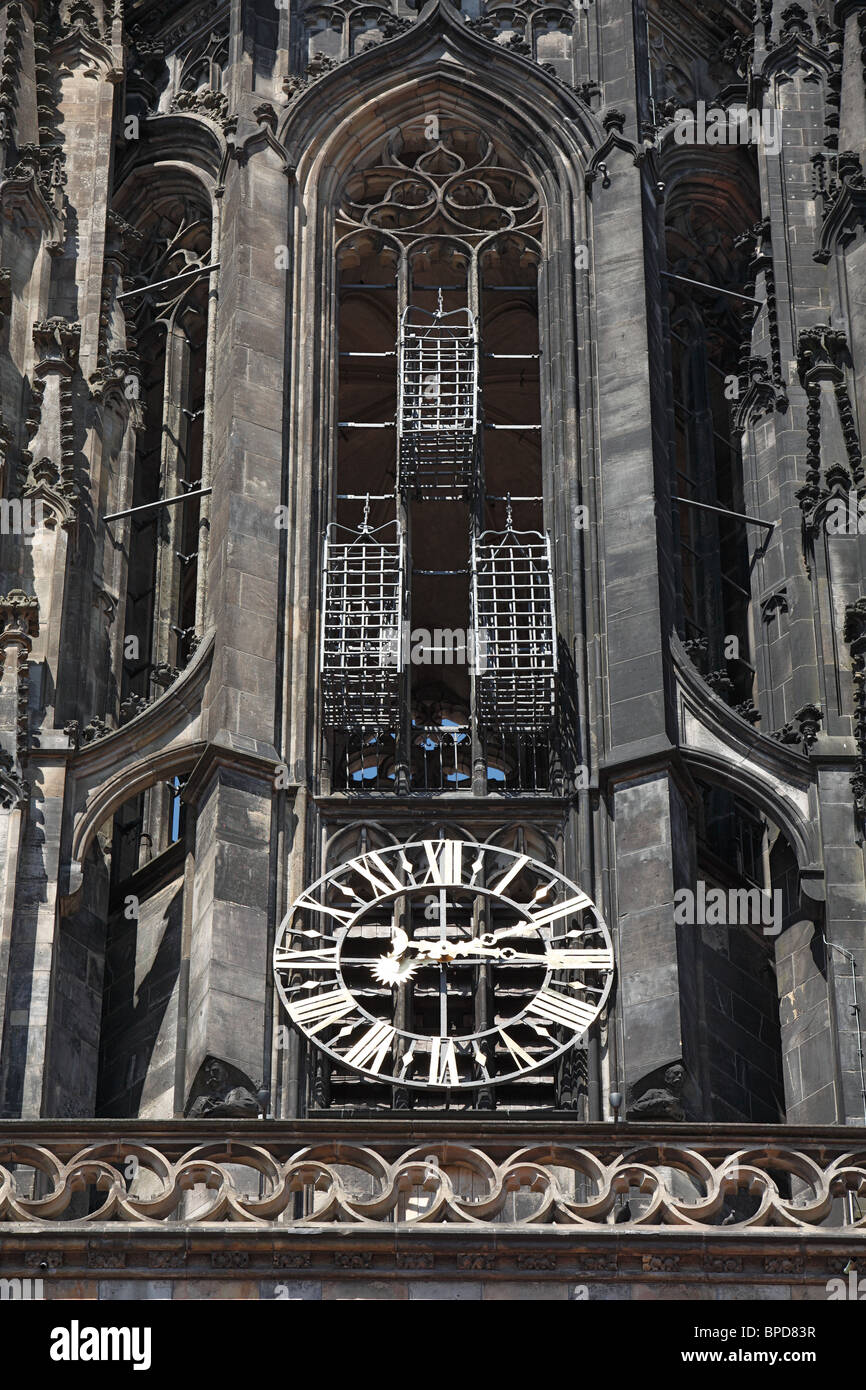 Kaefige der Getoeteten Wiedertaeufer bin Kirchturm der St. Lamberti-Kirche  in Münster, Westfalen, Nordrhein-Westfalen Stockfotografie - Alamy