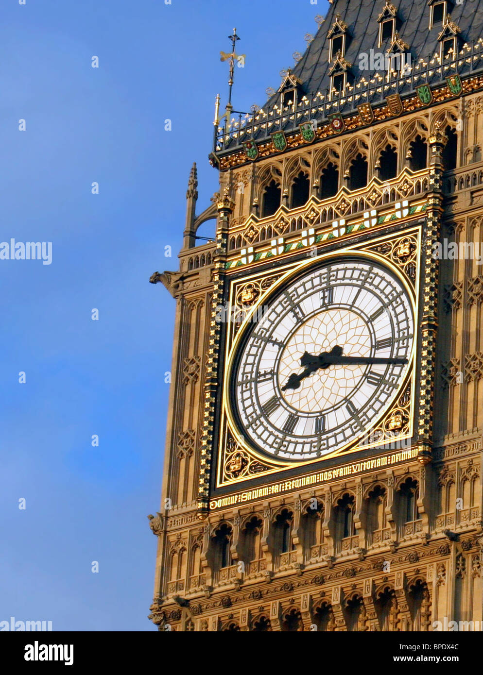 Vereinigtes Königreich, Großbritannien; England; London. Berühmten Big Ben Clocktower, ein Londoner Wahrzeichen. Stockfoto