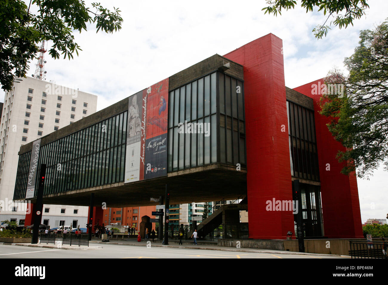 Museu de Arte de São Paulo (MASP), Sao Paulo, Brasilien. Stockfoto