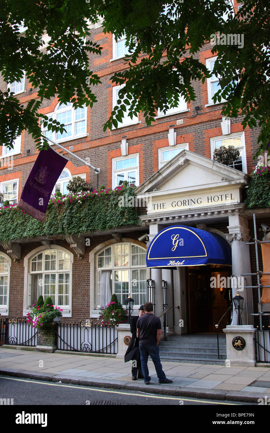 Das Goring Hotel, Belgravia, London, England, Vereinigtes Königreich Stockfoto