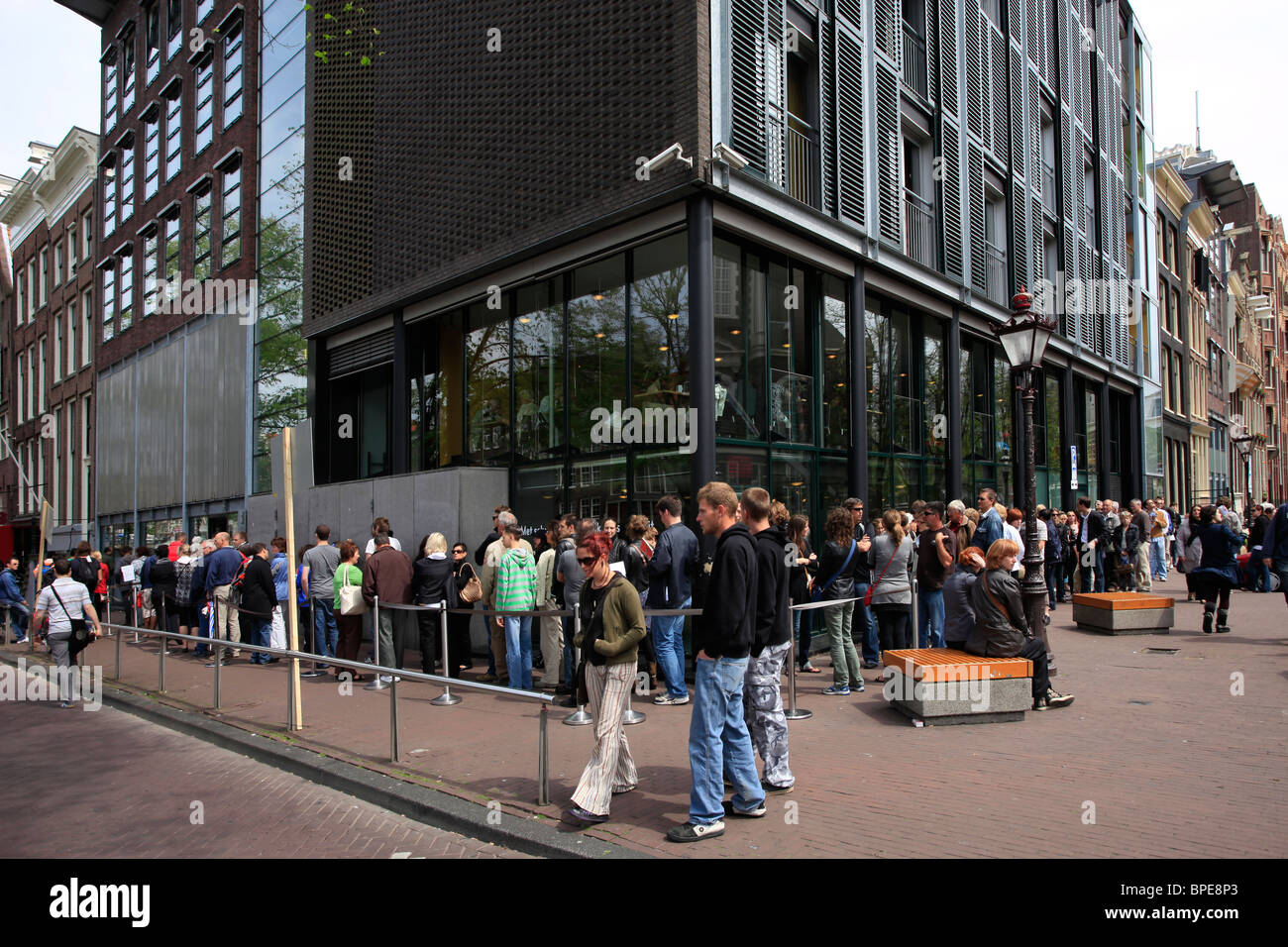 Das Anne Frank Haus, Amsterdam Stockfoto