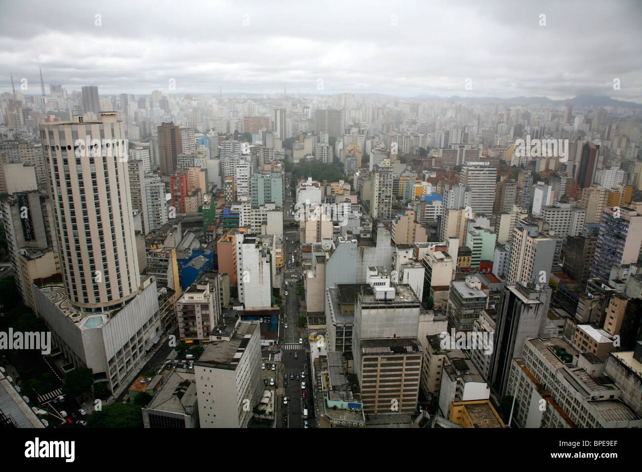 Skyline von Sao Paulo, Brasilien. Stockfoto