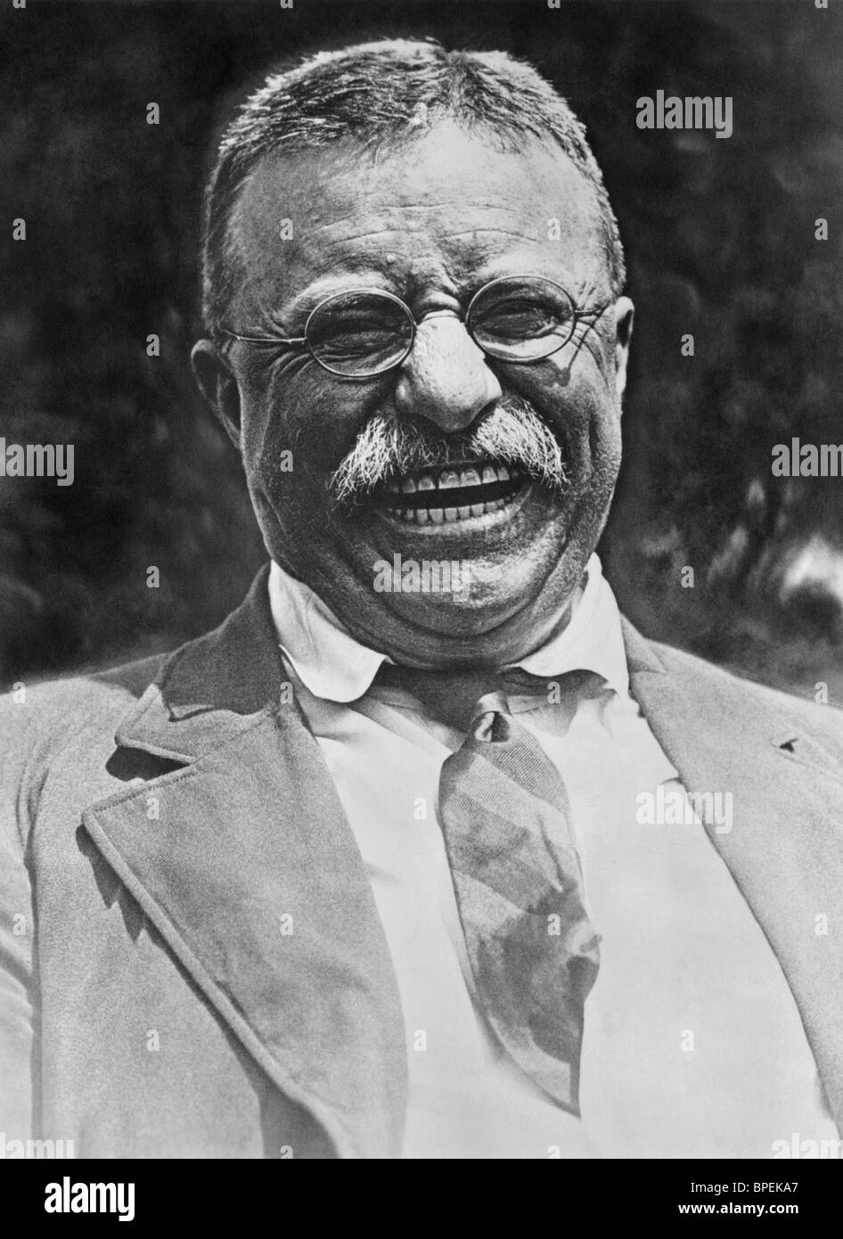 Portrait-Foto ca. 1910er Jahre Theodore "Teddy" Roosevelt (1858-1919) - der 26. Präsident der USA (1901-1909). Stockfoto