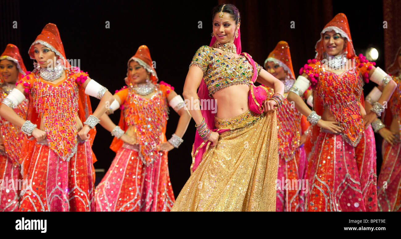 Presse-Fototermin für Merchants of Bollywood am th Pfau Theater Stockfoto