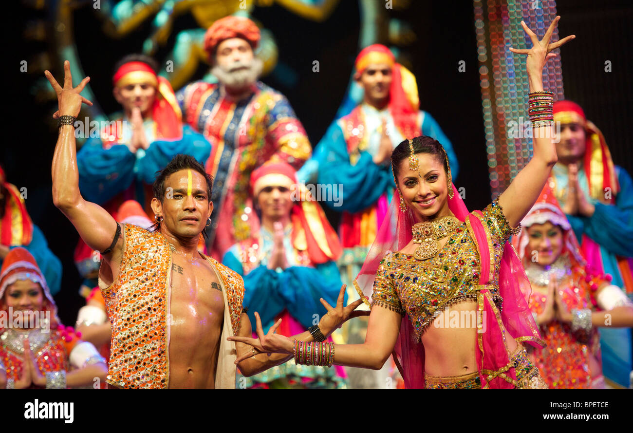 Presse-Fototermin für Merchants of Bollywood am th Pfau Theater Stockfoto