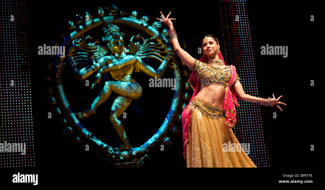 Presse-Fototermin für Merchants of Bollywood am th Pfau Theater Stockfoto