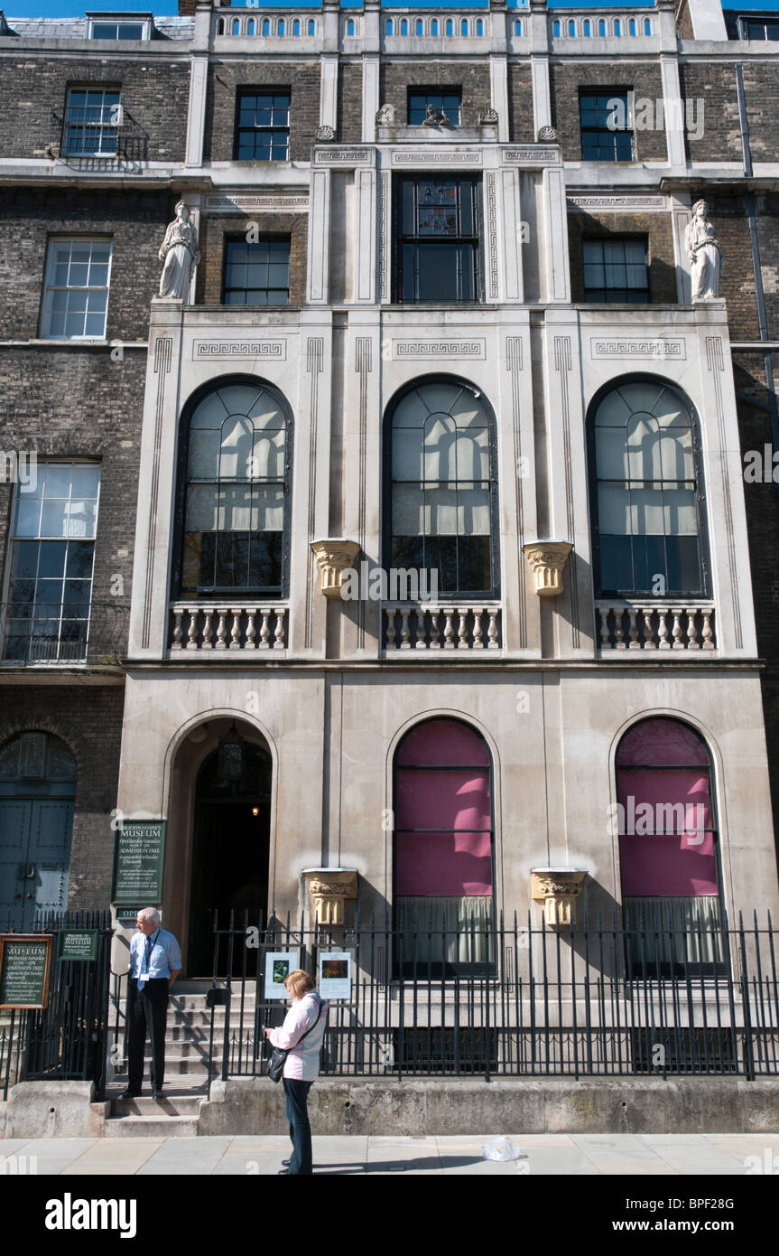 Sir John Soane Museum in Lincoln es Inn Fields, London Stockfoto