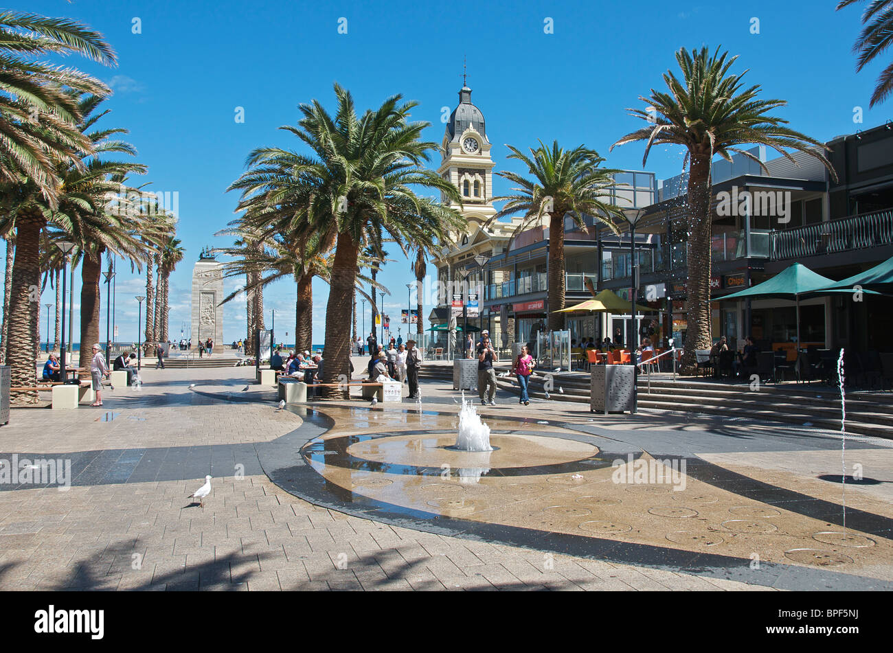 Mosely quadratische Glenelg Adelaide South Australia Stockfoto