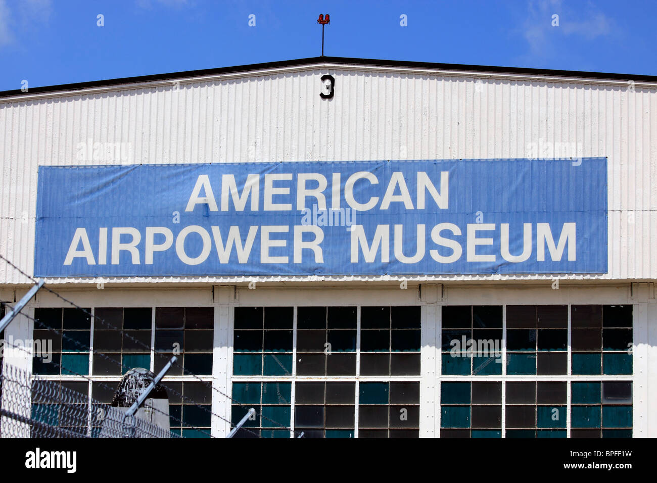 Die amerikanische Air Power Museum Republik Flughafen Farmingdale Long Island NY Stockfoto