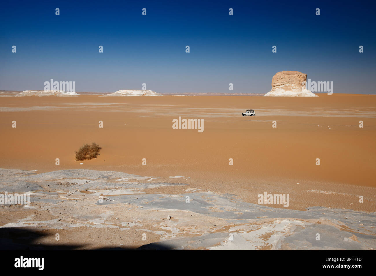 Weiße Wüste bei el Agabat, westliche Wüste, Ägypten, Afrika Stockfoto