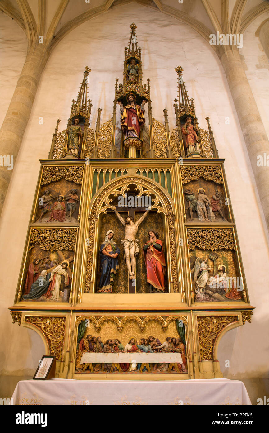 Bratislava - gotischen Altar von st.-Martins-Dom Stockfoto