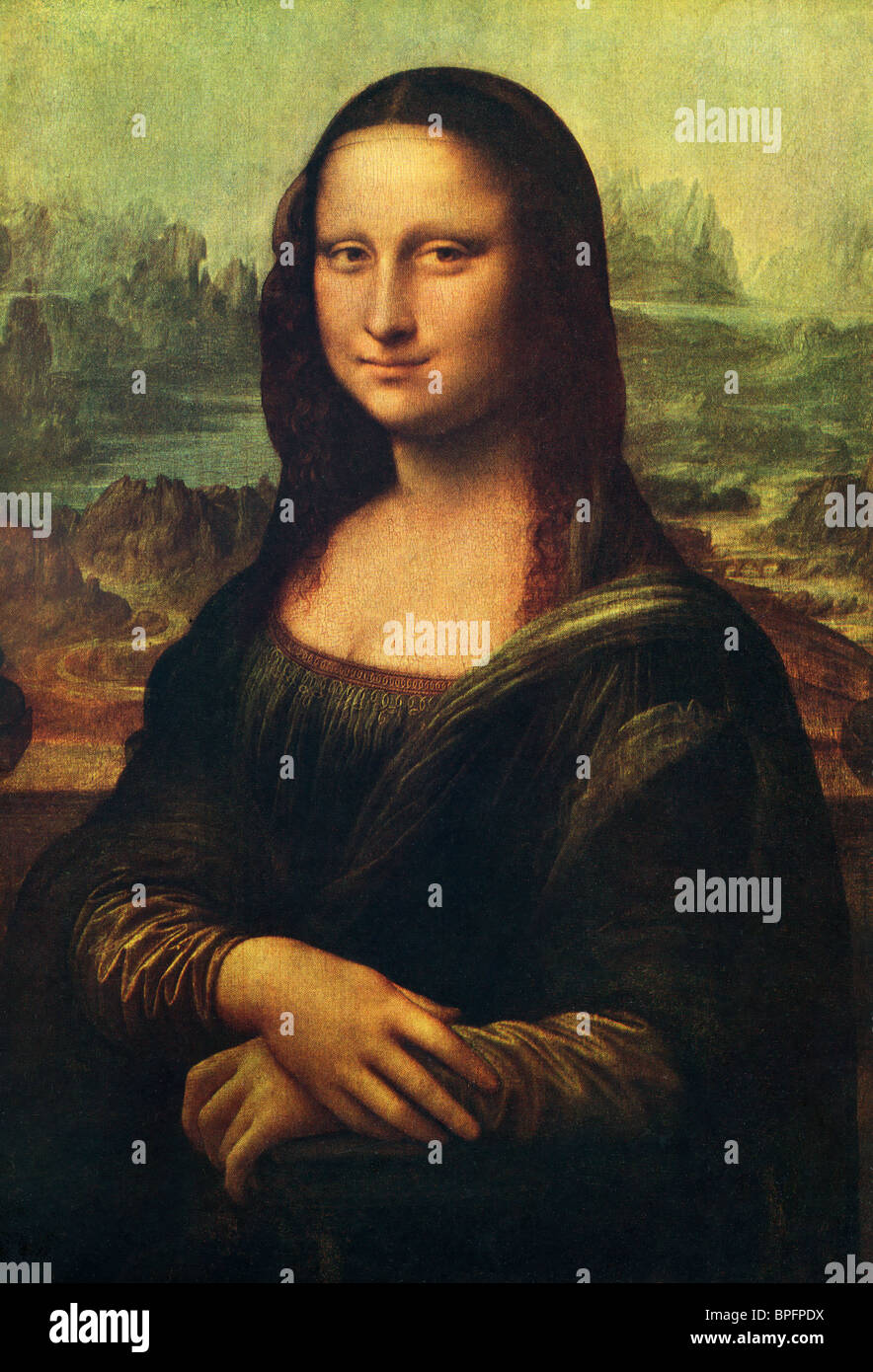 Mona Lisa von Leonardo da Vinci. Stockfoto