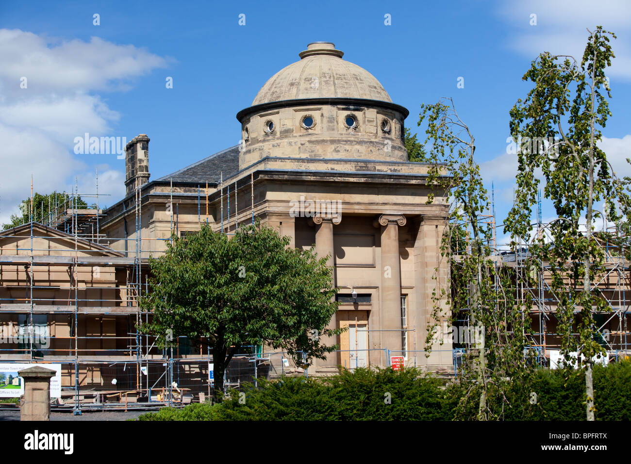 Greenlaw Townhall im Dorf Greenlaw, Scottish Borders Stockfoto