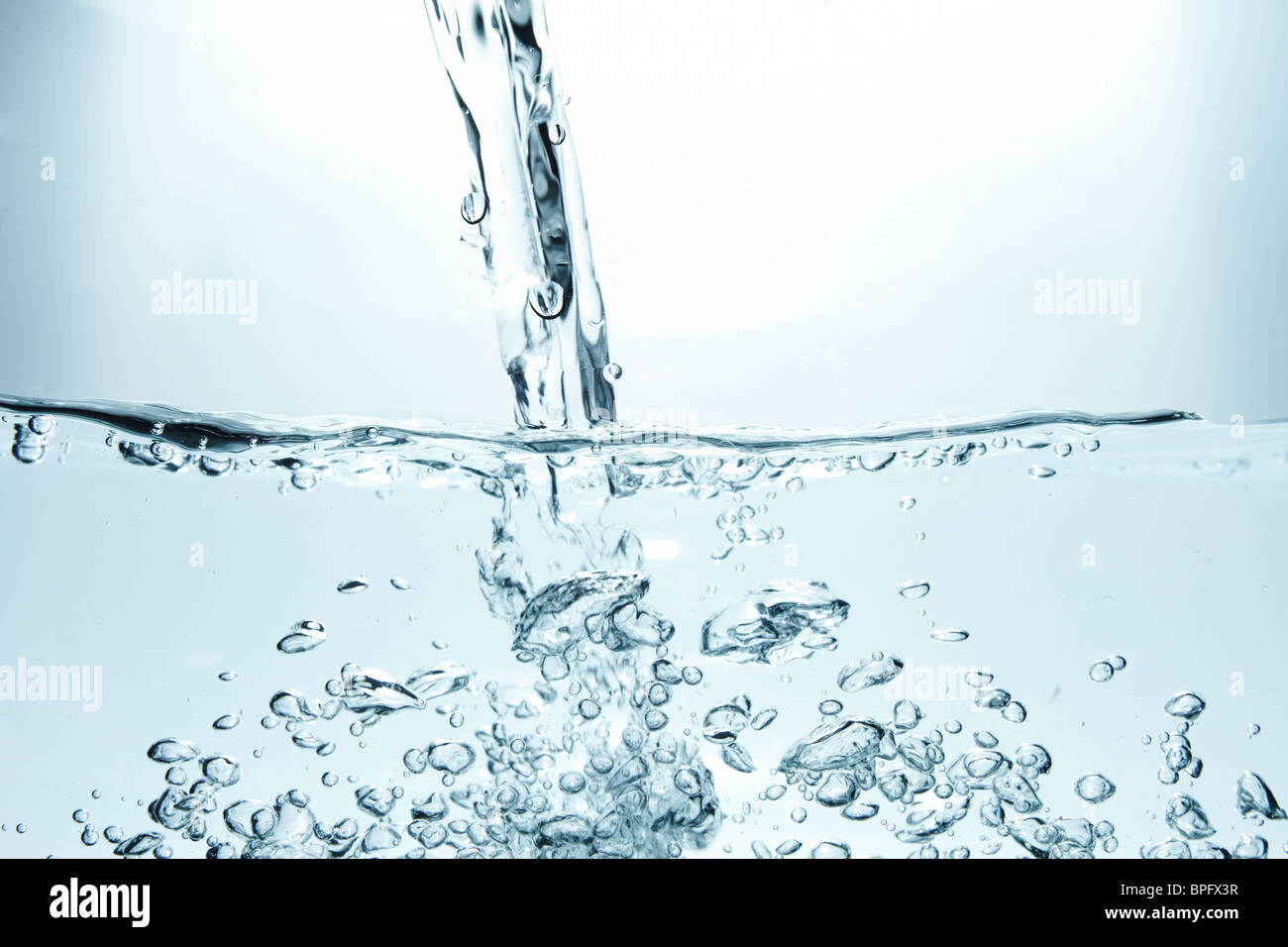 Spritzwasser Stockfoto