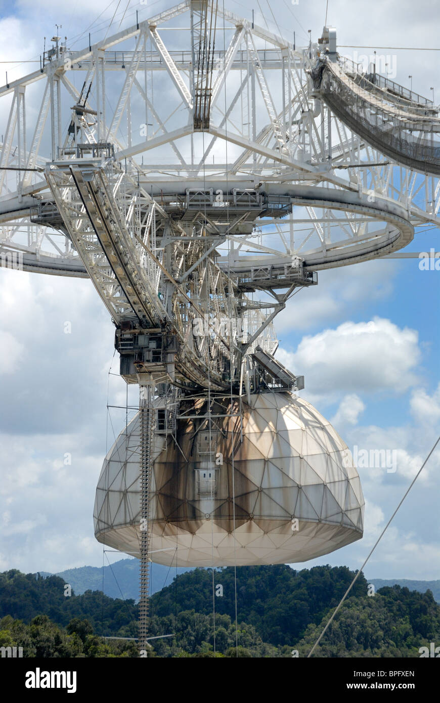 Radioteleskop Arecibo-Observatorium, Puerto Rico Stockfoto